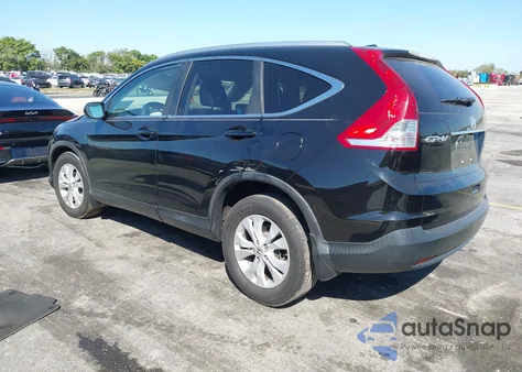 2013 Honda Cr-V Ex-L z USA, uszkodzony, nr VIN 2HKRM4H72DH606784